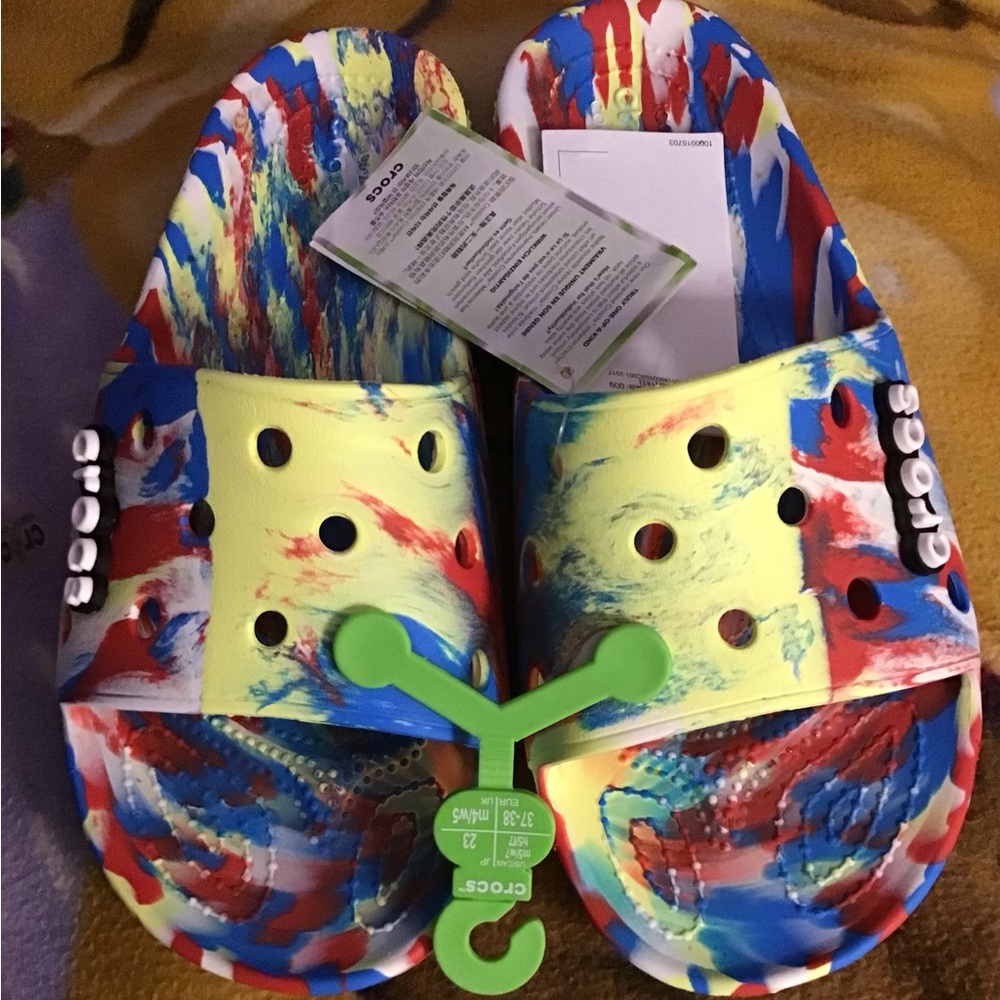 CROCS Multicolor Splash Clogs